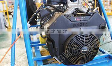 Portable Rock Drilling rig Machine with screw-type air compressor for sale