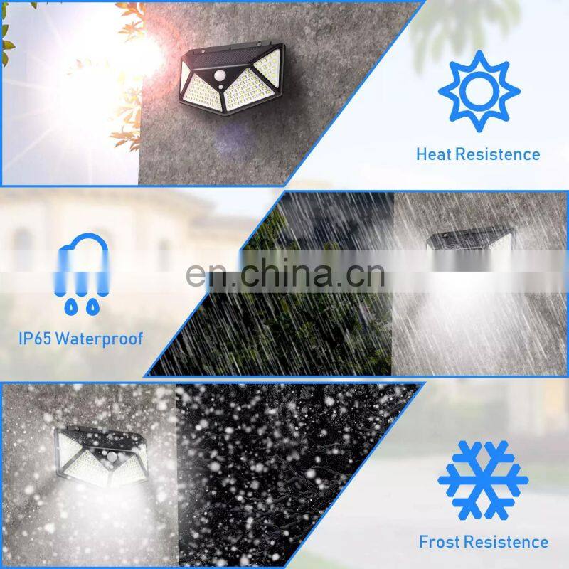 20led wireless battery powered waterproof security pir motion solar motion sensor led outdoor light