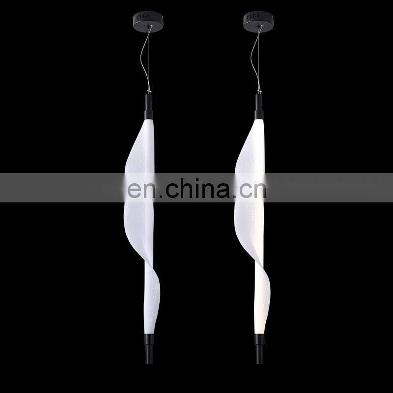 Simple Hanging Living Room Decorative Ceiling Pendant Lights strip Gold Luxury Modern Led Chandelier