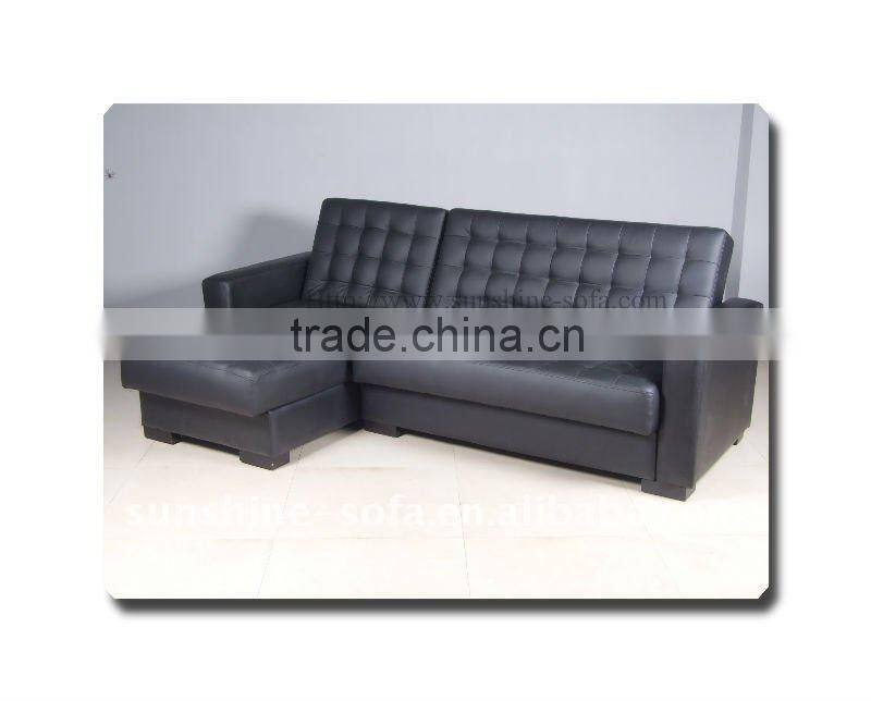Designer Furniture Leather Functional Corner Sofa bed