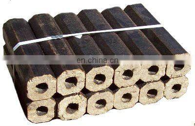 olive husk rice husk biomass charcoal briquette press machine