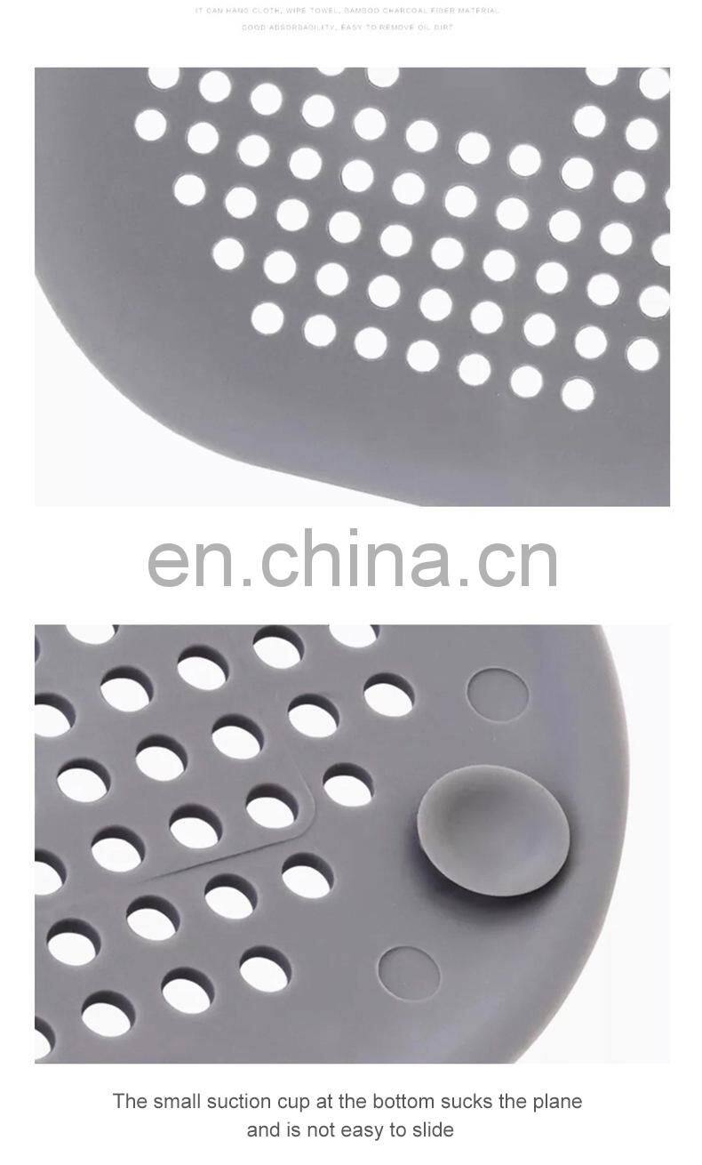 Hair Filter Sink Anti-blocking Strainer Bathtub Shower Floor Drain Stopper Silicone Kitchen Deodorant Plug Bathroom Accessories