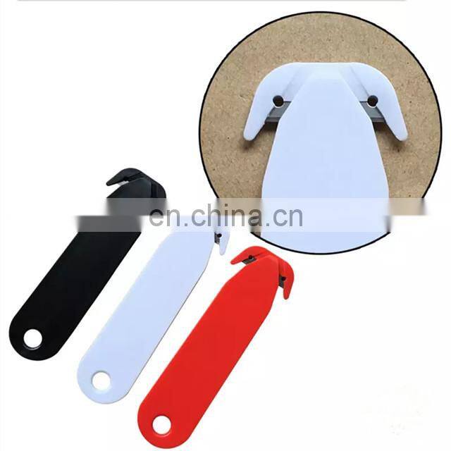 Wholesale Multifunction Custom Open Ended Letter Envelop Opener Plastic Logo Belt Cutter