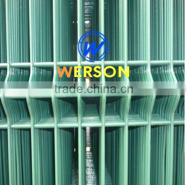 senke PVC coated weld mesh fence with bending-real goods manufacture ,exporter