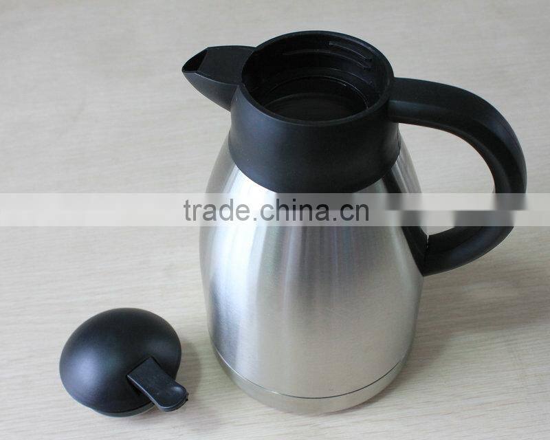 1.0L/1.2L/1.5L/2.0L hot sale stainless steel vacuum coffee pot manufacturer