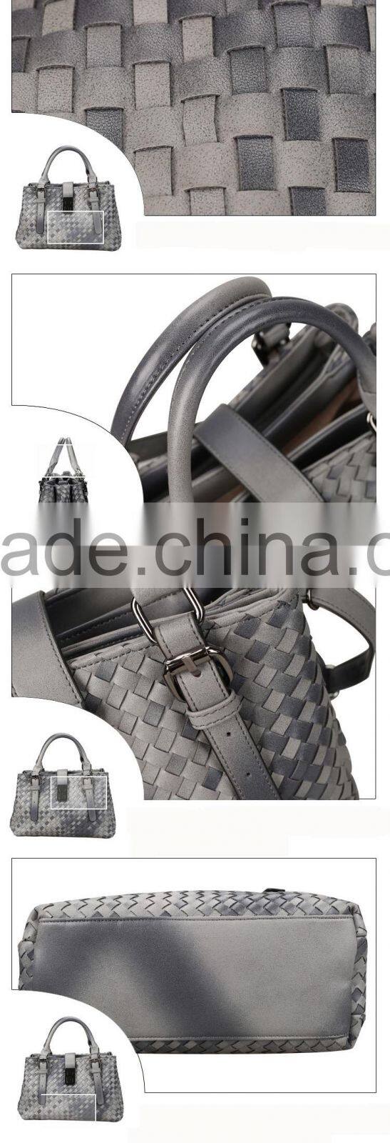 Cheap wholesale lady woven handbags from baigou supplier China