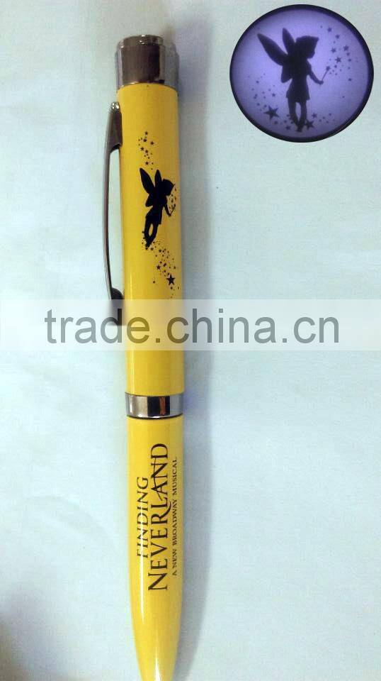 custom led ballpen,promotional gifts led logo laser ballpen,promotional led projector metal pen,hot selling gifts led pen