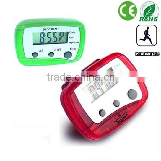 high quality portable manual use pedometer digital pedometer