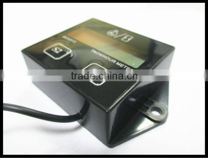 RL-HM011:Resettable Digital LCD Inductive Tachometer Hour Meter Used For jet engine,Gasoline Engine