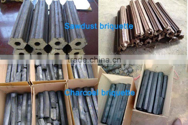 2015 screw type sawdust charcoal briquette making machine