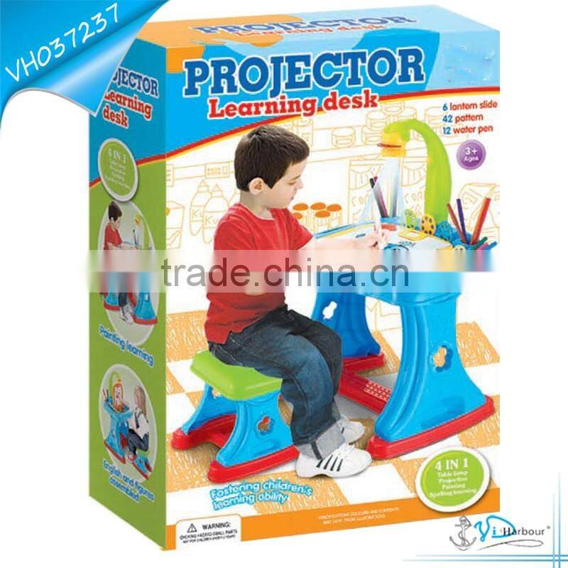 Kids New Products 2016 Drawing Projection Toy Table 4 in 1