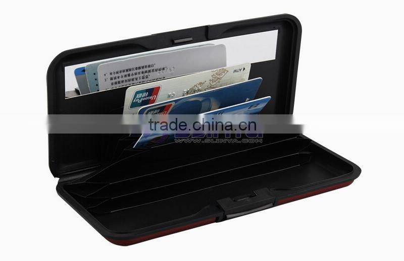 IPX4 Waterproof RFID Credit Cards IC Card Aluminum Name Card Wallet