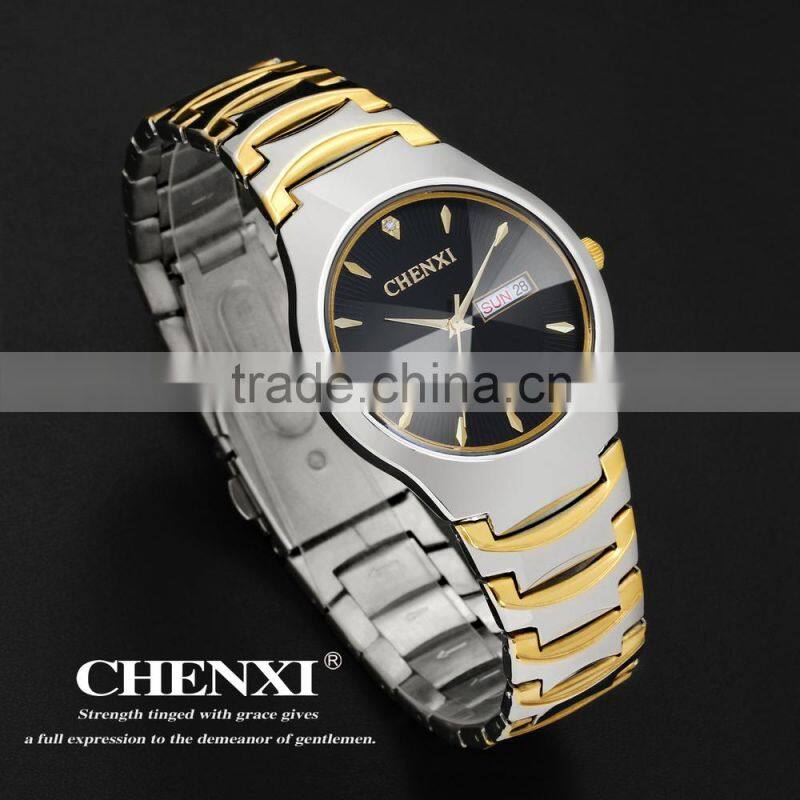 Newest Charming Watch Quartz Gold Plated Metal Watch Fashion 601AM&LGD