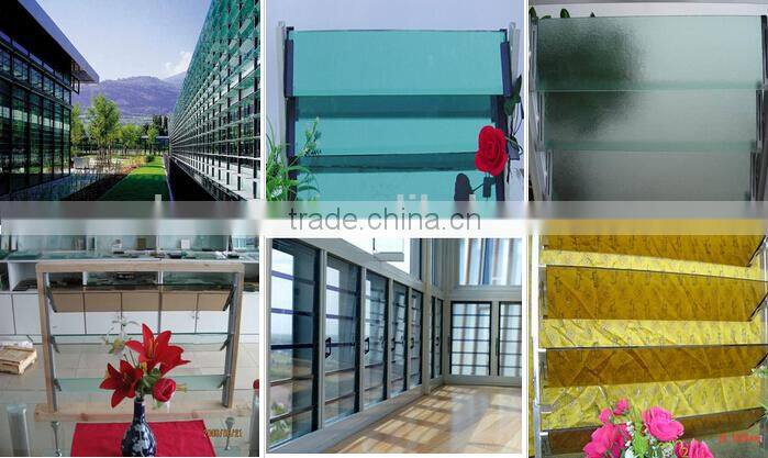 Hot sale louvre colored glass price