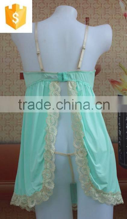 The fashion sexy full evening lace dress lingerie