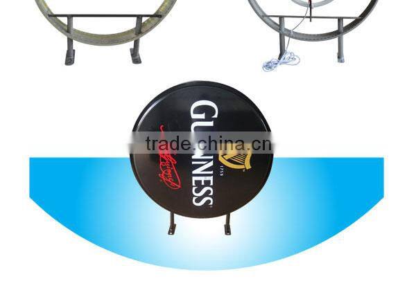 outdoor vacuum formed display ad bank acrylic illuminated signs