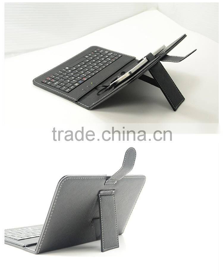 2016 universal keyboard holster leather case for samsung S7 edge android phone