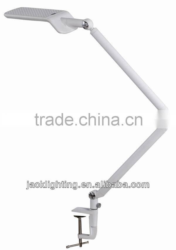 Space Saving foldable led table lamp JK837CWT in Pure White for China office table led lamps