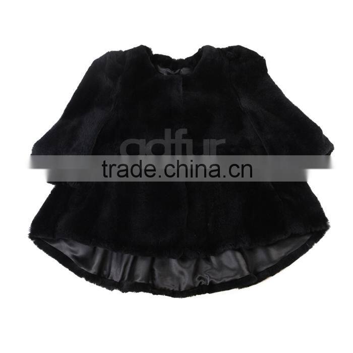 QD22082 Real Rex Rabbit Fur Jacket Winter