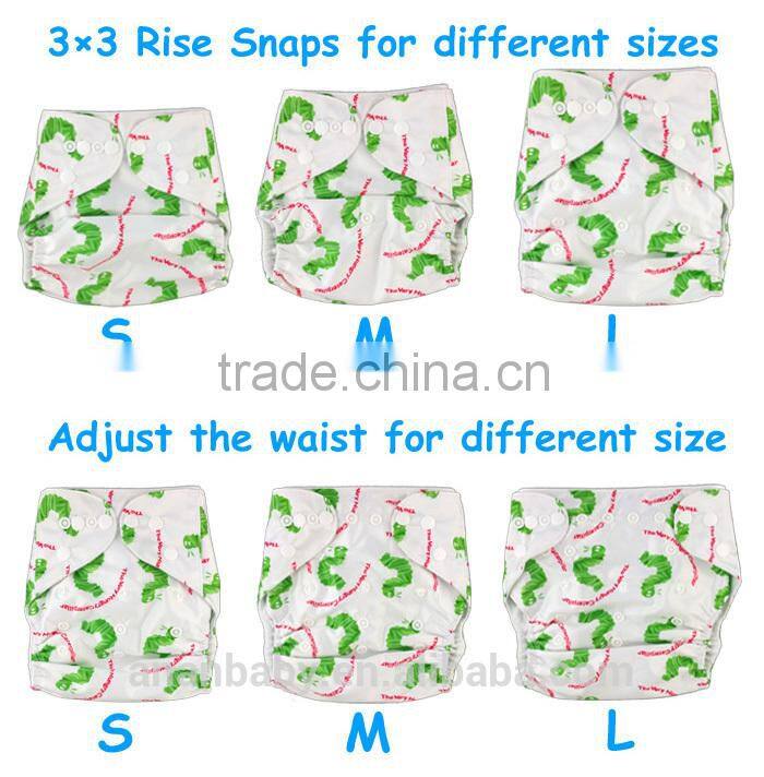 Newest hot sale AnAnBaby cloth aio diapers eco cloth nappies