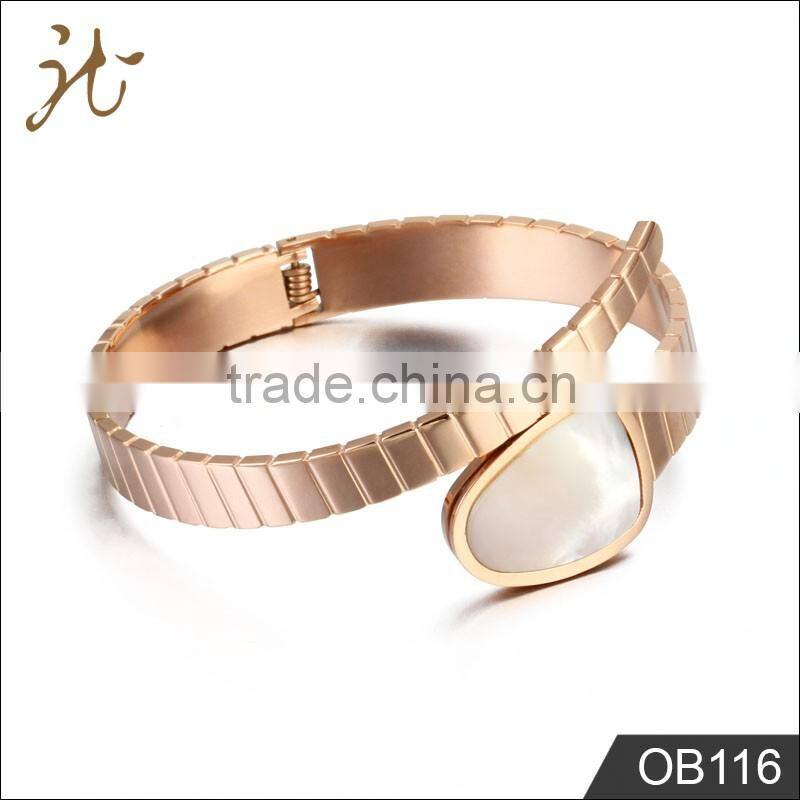 Fashion high quality rose gold bracelet for girls