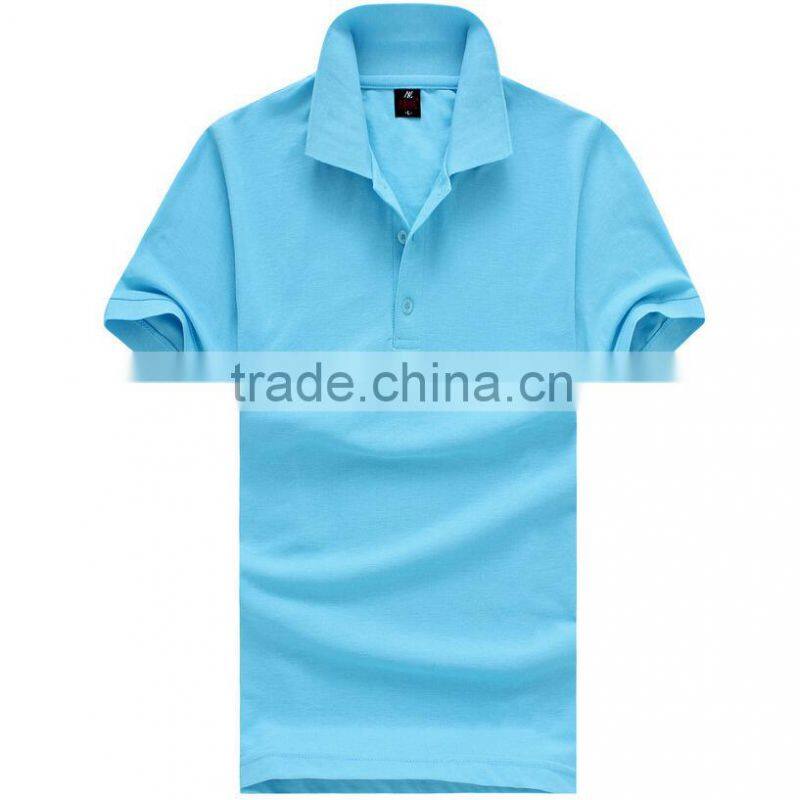Sky blue polo shirts for men