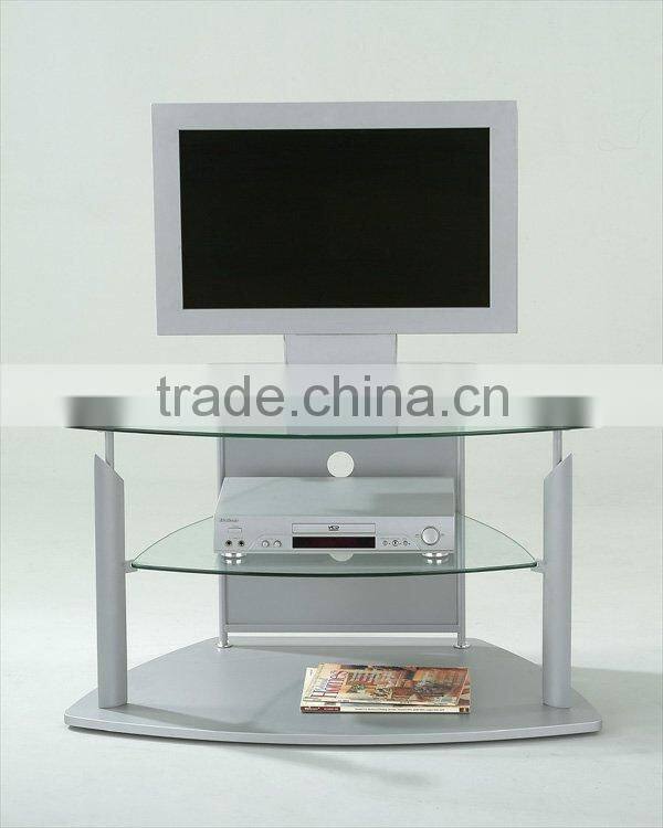 TV Stand/ Metal Sliver TV Showcase