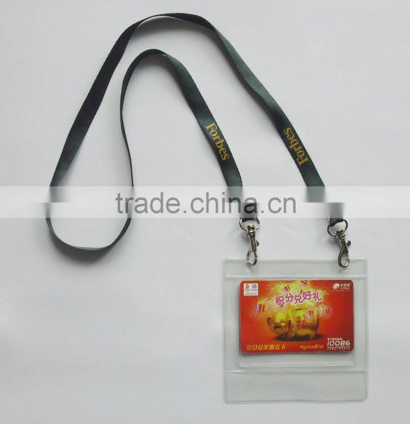 Badge holder type clear work permit id card holder