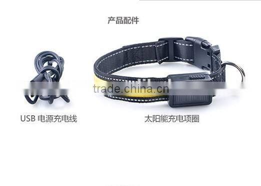 Led USB Rechargeable Dog Collars Reflective Led Pet Collars Protect your Pets in Dark