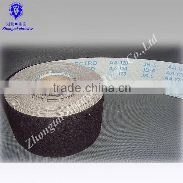 Flexible backing abrasive cloth roll/cotton cleaning cloth roll