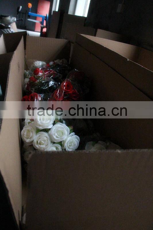 Low price wholesale PU material light green real touch callas flower