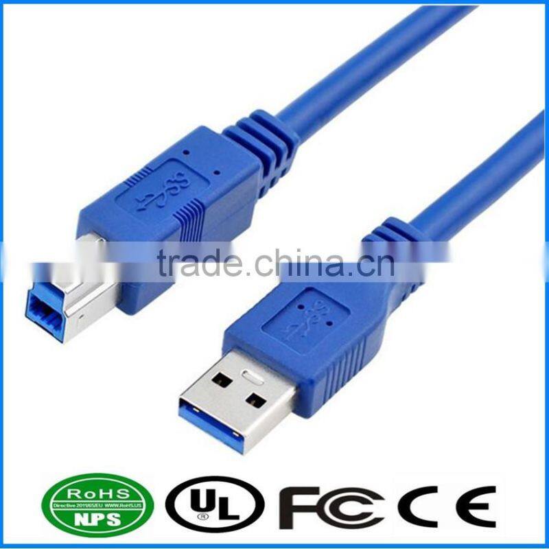 USB3.0 AM-BM Cable High Speed Cable Standard Port and 9 Core Wire For Printer