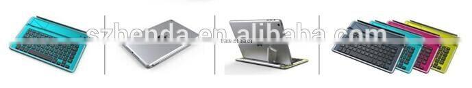 Hottest Aluminum bluetooth computer keyboard stand For iPad Mini