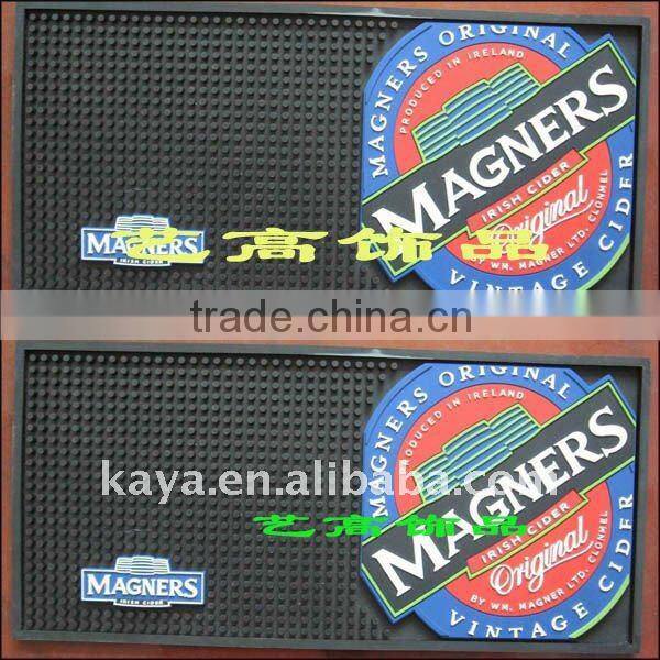 3D Eco-friendly soft pvc bar pad for bar gift