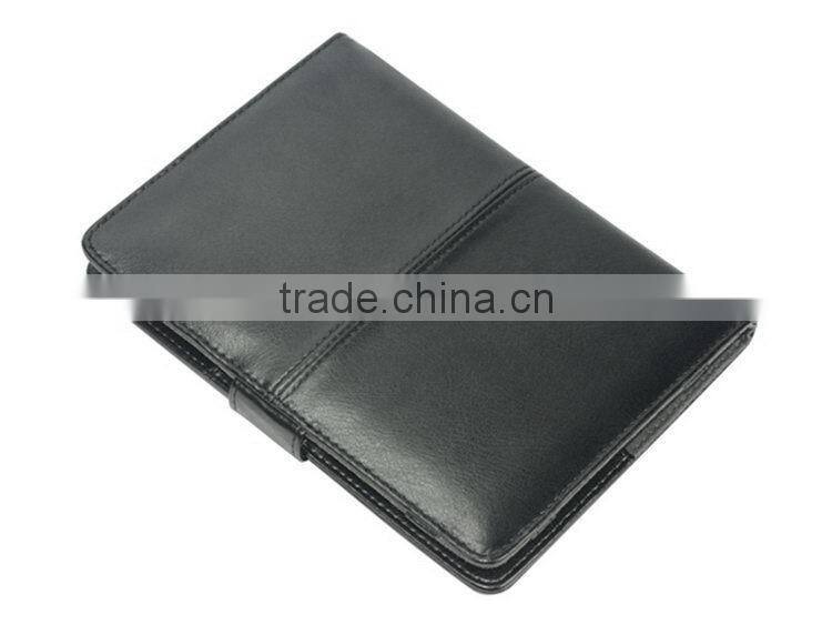 Low price latest leather case with belt for tablet pc