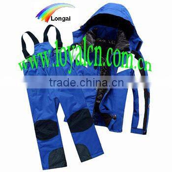 Western style kids ski wear wholesale kids ski jacket and pants set