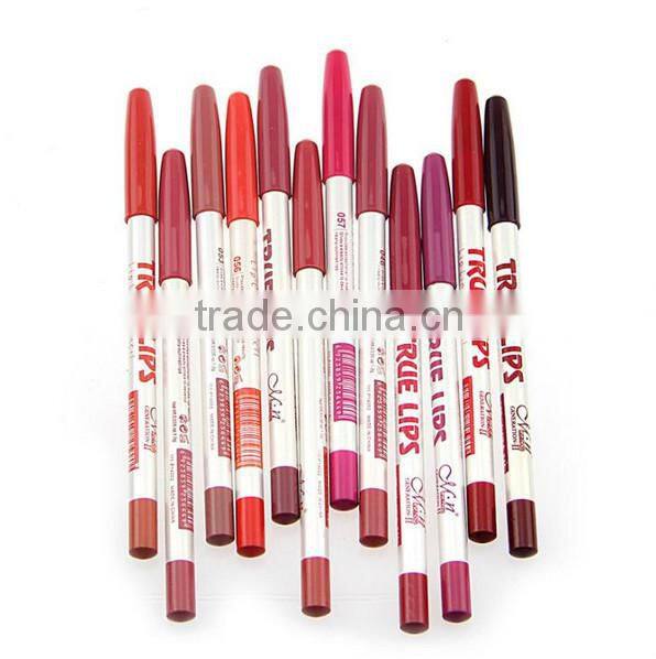 MENOW Makeup Hot Selling Wood Lip liner Pencil,Turelips liner Set