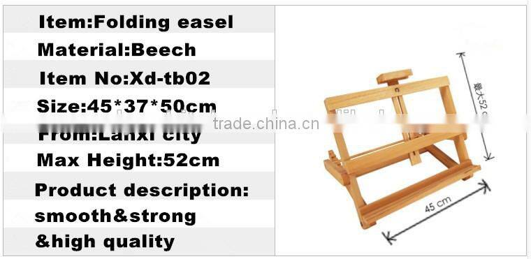 wood folding easel beech tabletop easel
