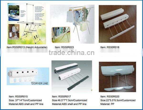 Metal Tube Powder Coating Folding Clothes Rack 135*56*90CM Balcony Garment Drying Rack