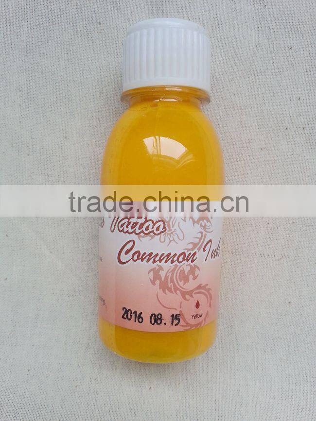 Temporary Tattoo Air brush Paint Body Ink Yellow Many Colors Available