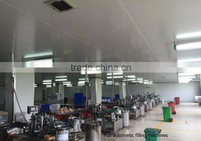 Luxury round shape plastic transparent lipstick container