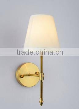 Bronze hotel room bedding wall light