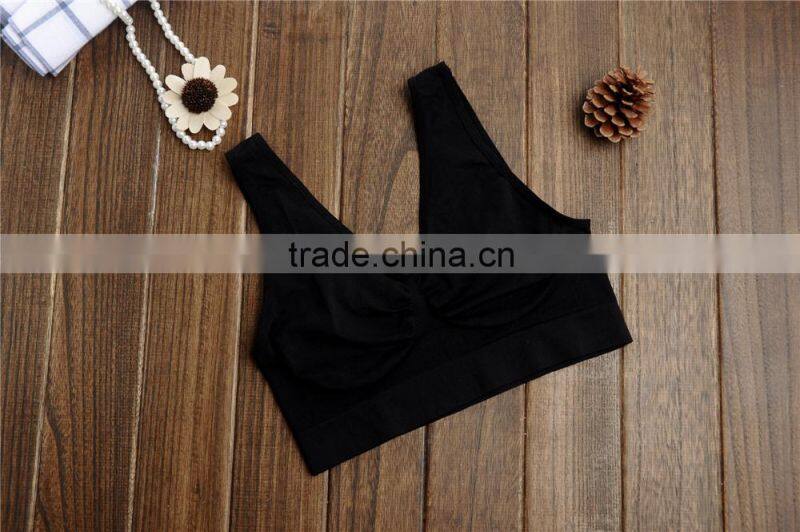 Wholesale seamless ladies sexy lingerie yoga sports bra