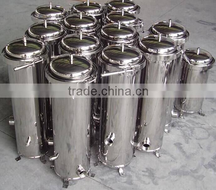 stainless steel bag filter housing/bag filter for water treatment system
