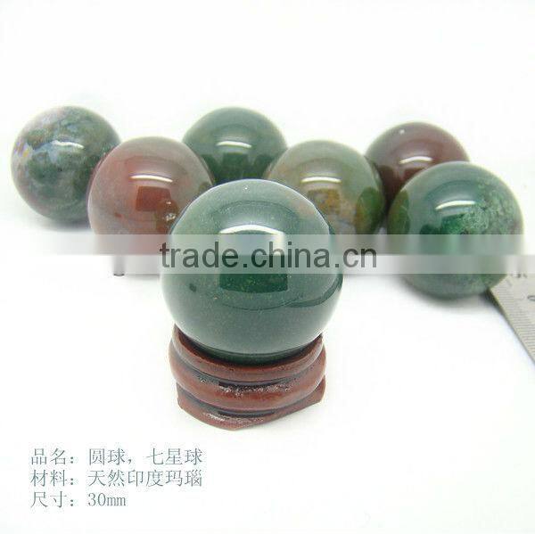CHGEM-01 Wholesale Semi -gemstone Clear Crystal Ball Juggling Ball