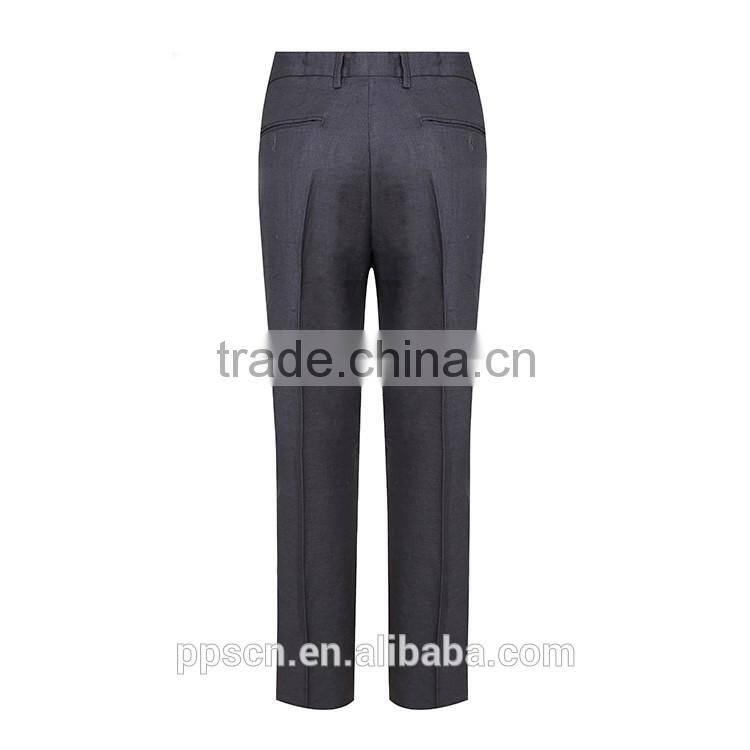 OEM supply latest pattern design long black soft Plus Size 100% cotton man pants