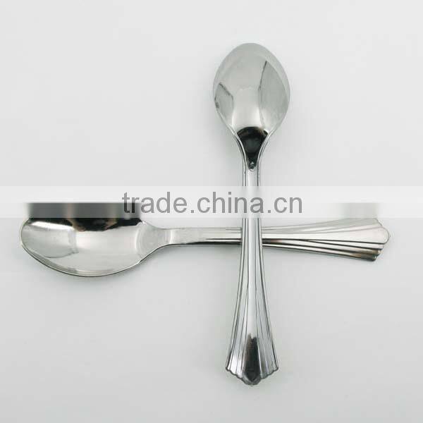 Disposable Plastic Silver Cutlery Set