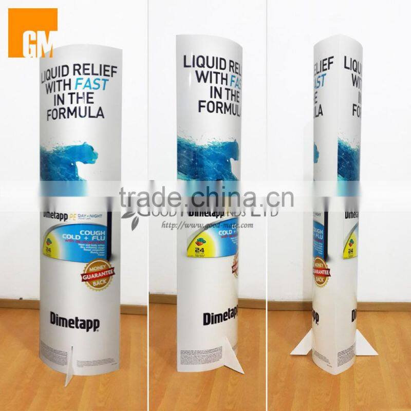 China manufacturer advertising cardboard display stand