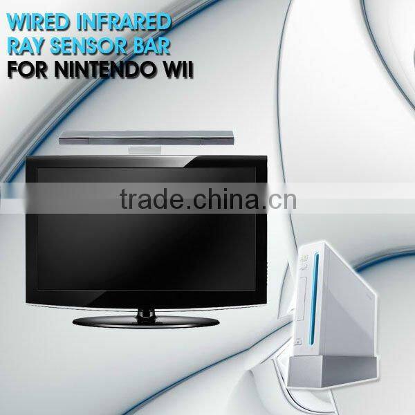 factory price ! Wired Remote Ray Sensor Bar Infrared Inductor For Nintendo Wii