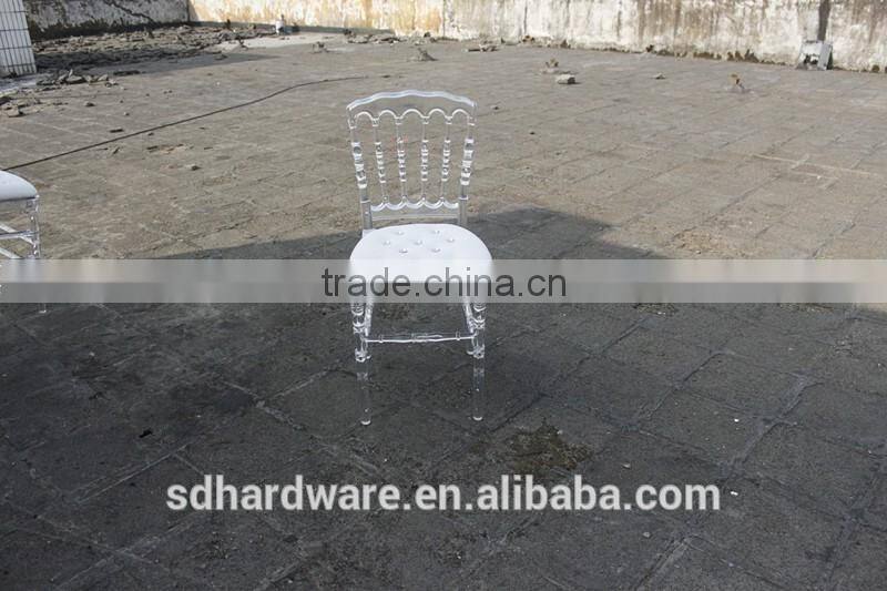 wedding furniture /crystal clear wedding chair/hotel stacking chairs